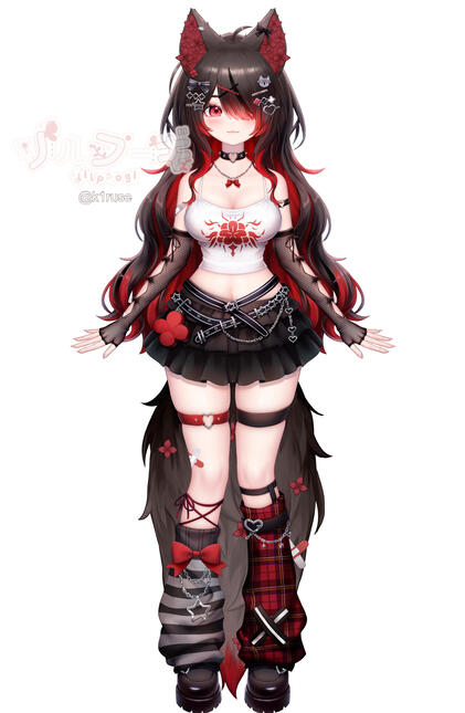 model goth y2k outfit